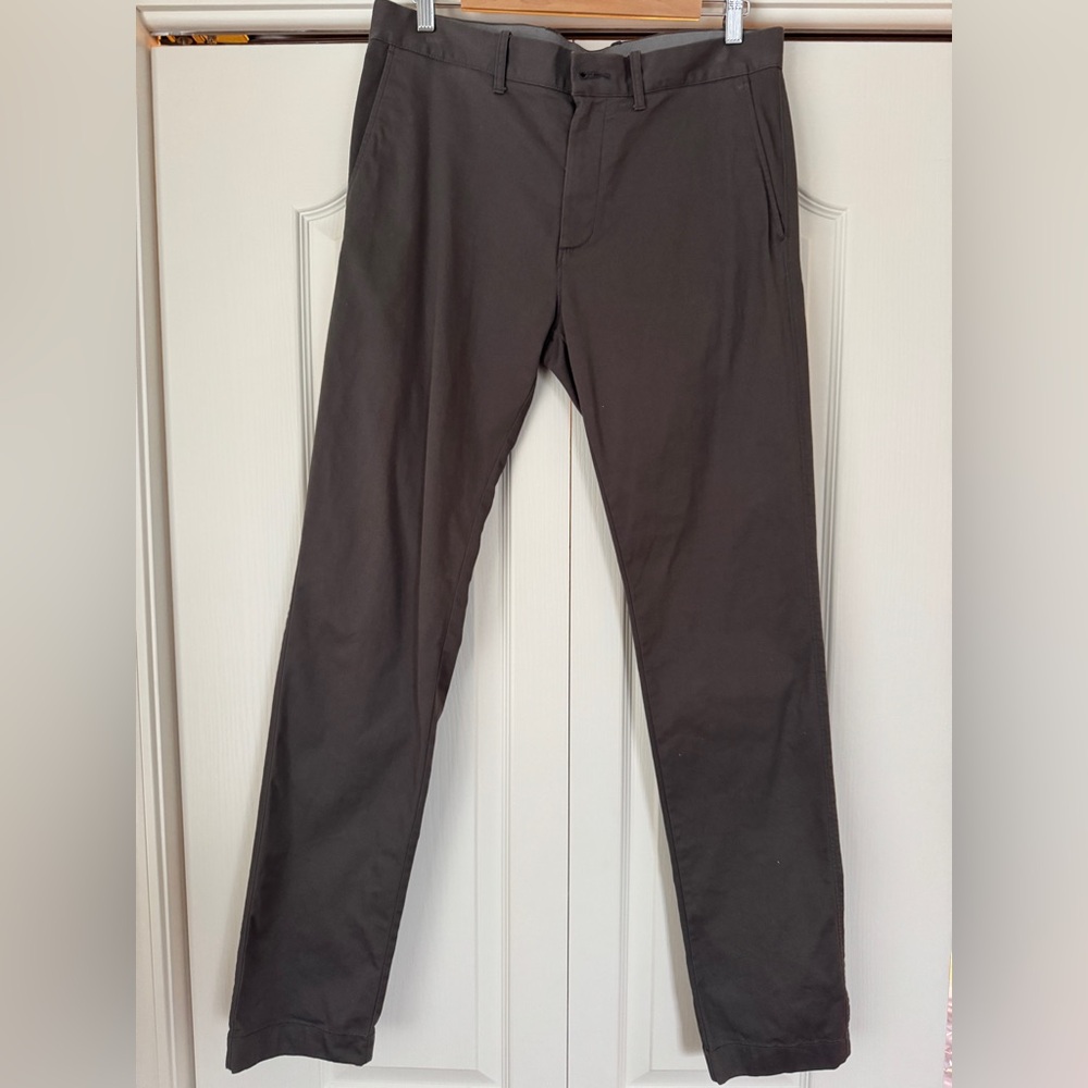 J. Crew Men's Charcoal Chinos